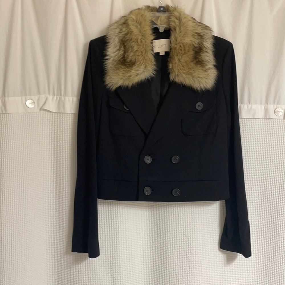 LOFT black jacket with buttons NEW